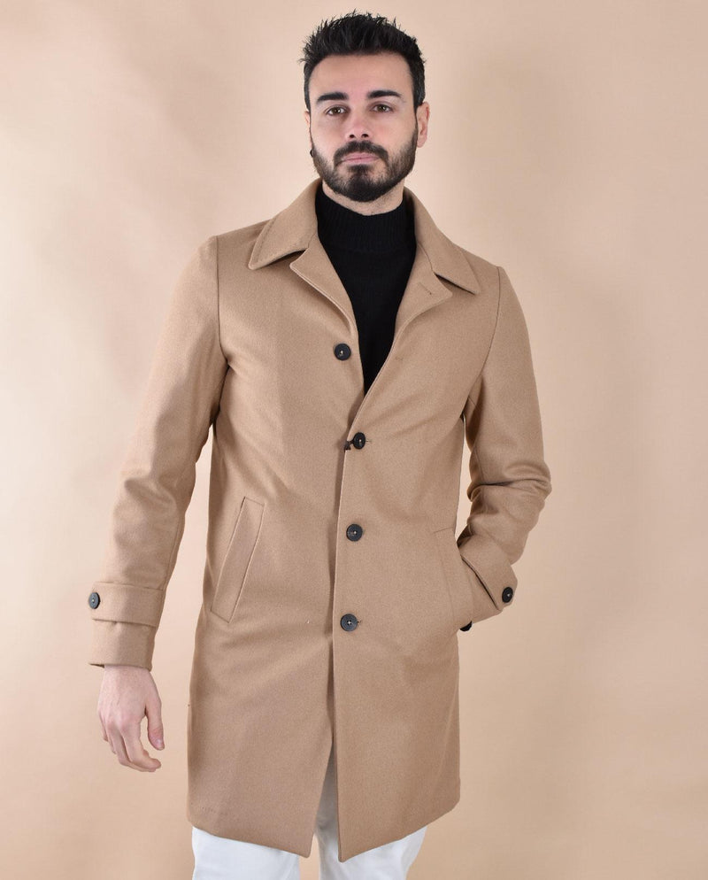 Cappotto RPL trench baronetto cammello C1101 RPL