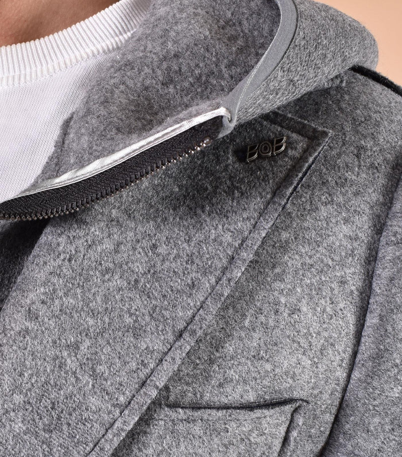 Cappotto BoB grigio cenere Andy giubbino interno ANDY1 53TRT01 BOB