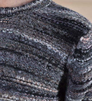 Maglione Officina 36 nero grigio mod NS13601 OFFICINA 36