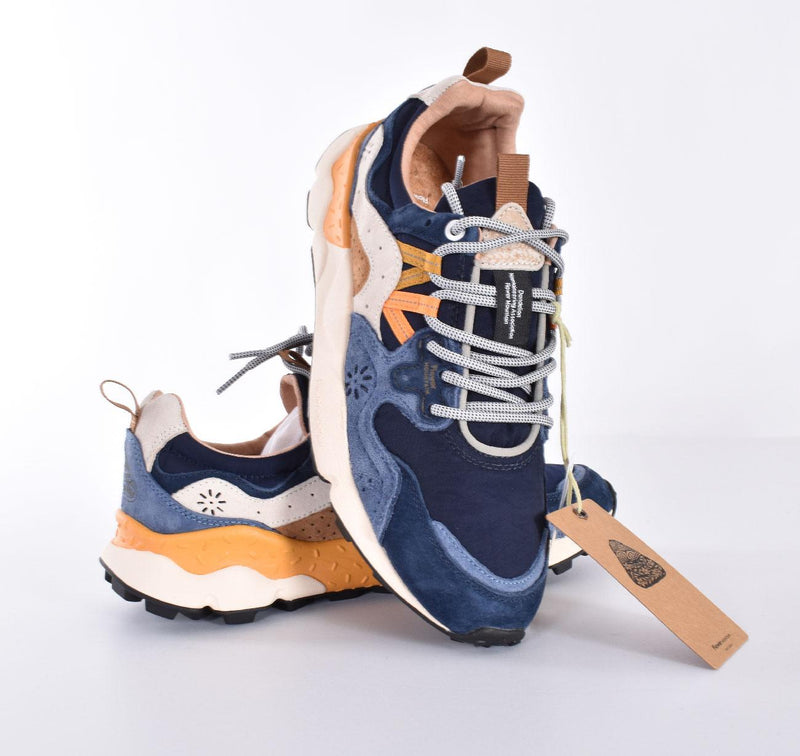 Sneakers Flower Montain Yamano blu 