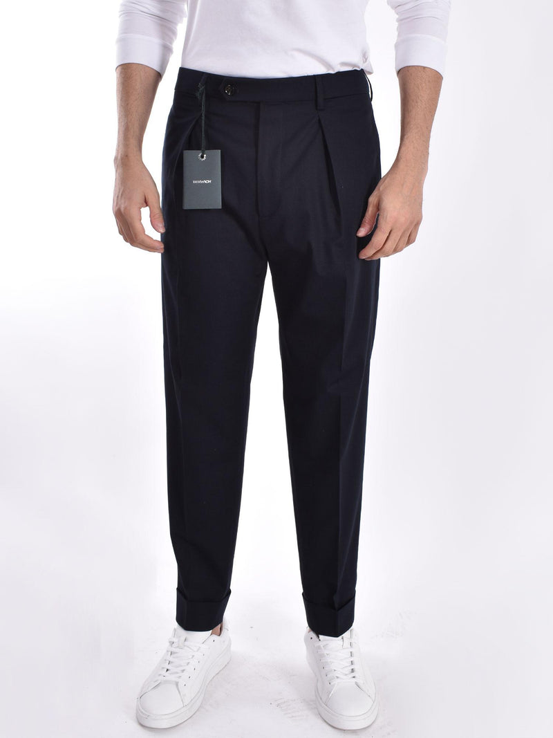 Pantalone Berwich chiaia blu 