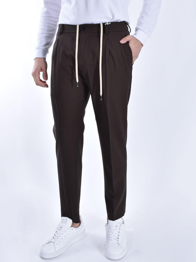 Pantalone Be Able Riccardo reg Marrone 