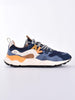 Sneakers Flower Montain Yamano blu
