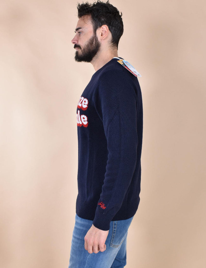 Maglia Mc2 Saint Barth Vacanze di Natale blu 000136141 MC2 SAINT BARTH