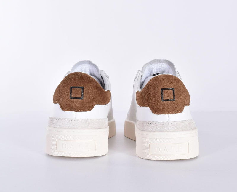 Sneakers DATE Sonica Calf bianco cuoio 