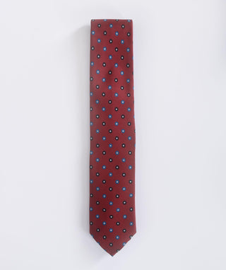 Cravatta Fefe seta bordeaux fiori VARIE4 FEFE