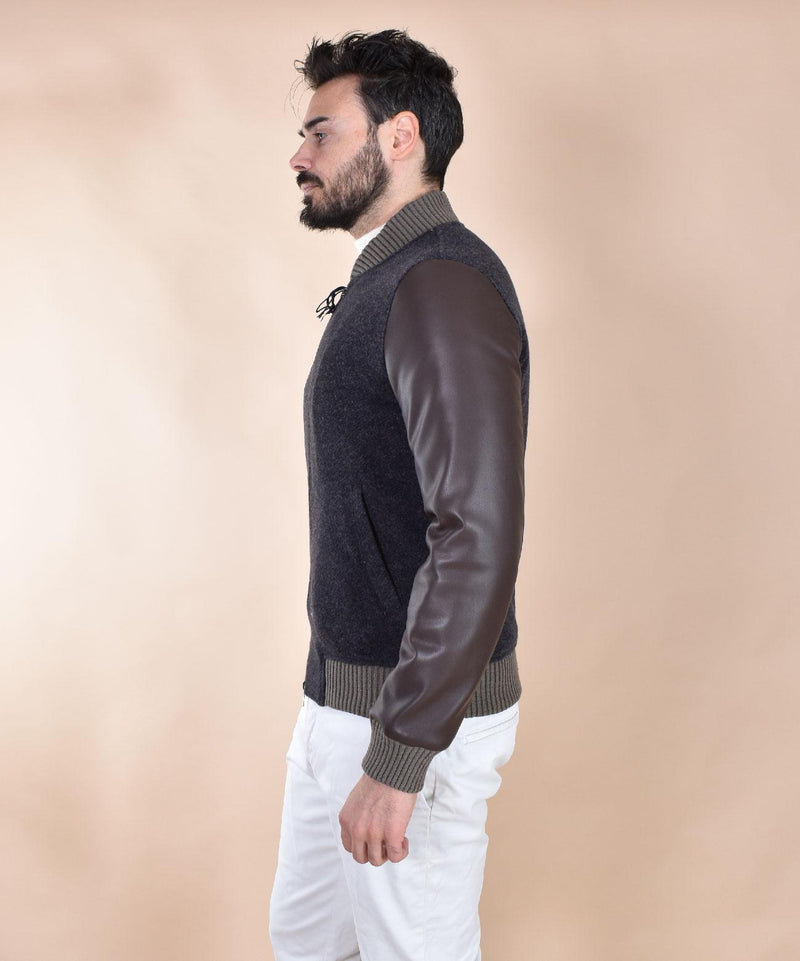 Giubbotto BoB bomber Kelly pelle lana KELLY1674 BOB