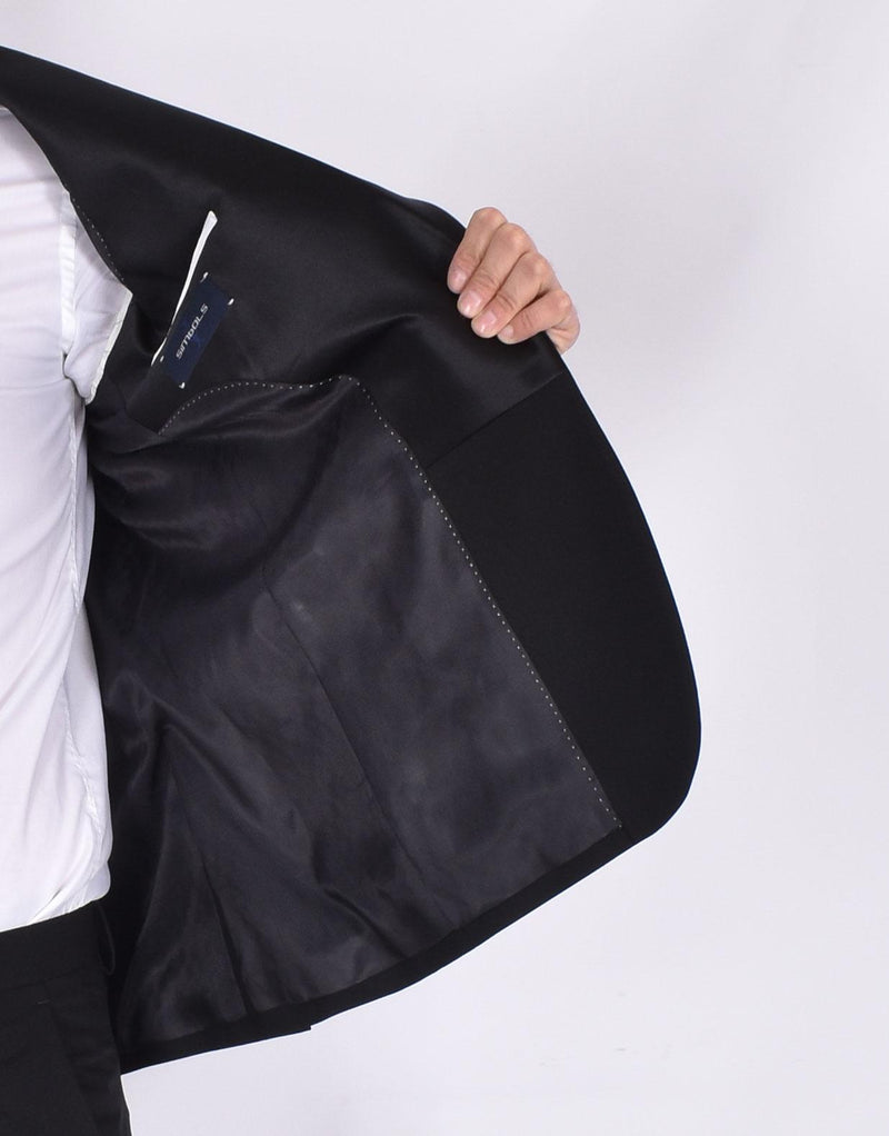 Abito Simbols smoking sciallato nero A10900L90 SIMBOLS