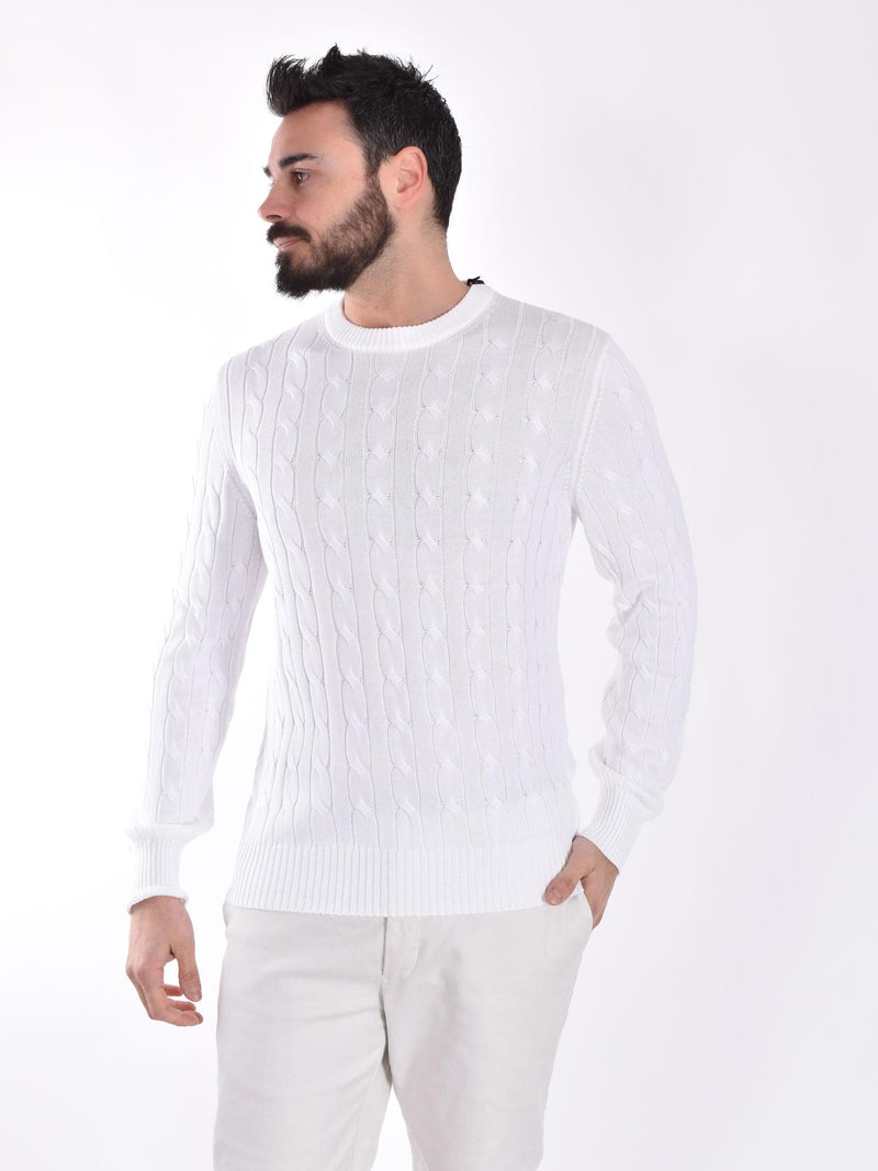 Maglia Gran Sasso Egyptian cotton bianco 