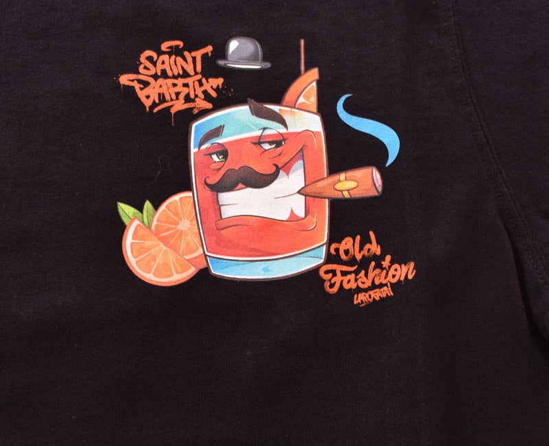 T-shirt Mc2 Saint Barth Crypto puppet nera old fashion 