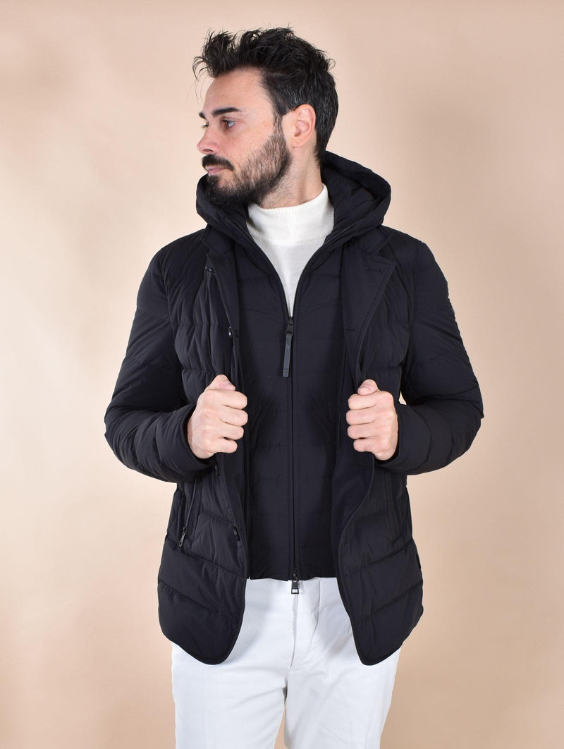 Giubbotto Duno Master Licosa nero cappuccio MASTER H901 DUNO