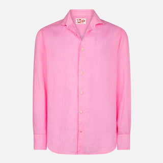 Camicia Mc2 Saint Barth rosa pamplona lino PAMPLONA23 MC2 SAINT BARTH