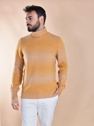 Maglia dolcevita Gran Sasso ocra sfumature 13868 18900310 GRAN SASSO