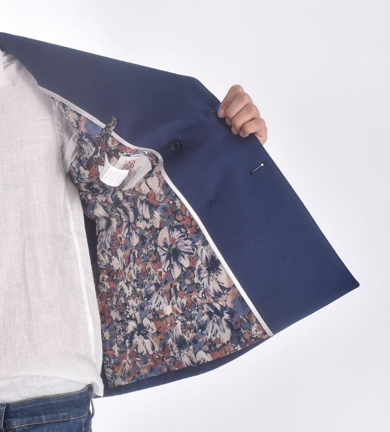 Giacca BoB doppiopetto Oscar blu 
