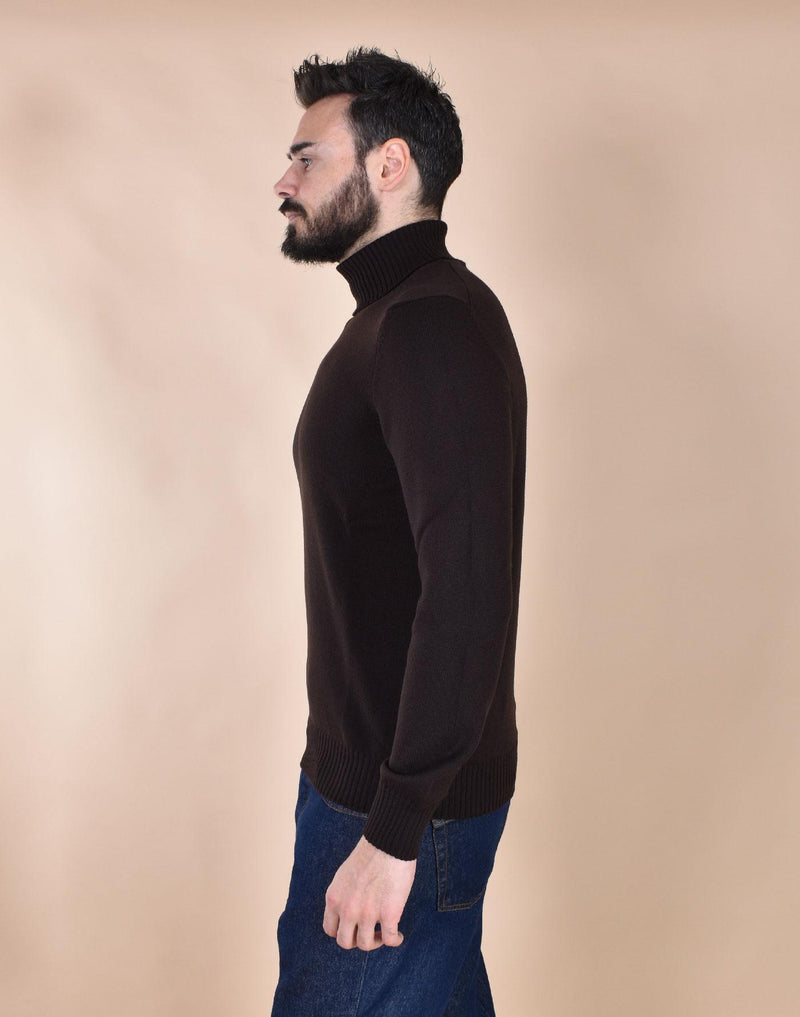 Dolcevita Gran Sasso merinos extrafine marrone 23197 14212195 GRAN SASSO