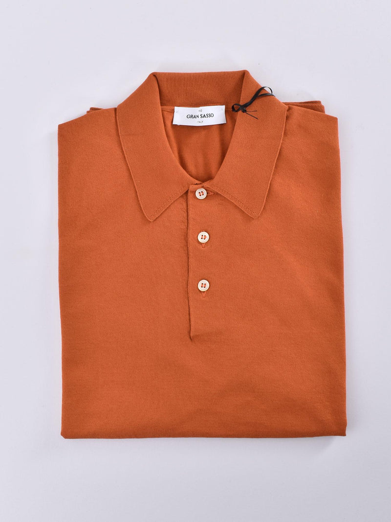 Polo Gran Sasso Fresh Cotton arancio 