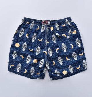 Costume bagno Mc2 Saint Barth blu moon clock luna orologio 0564261 MC2 SAINT BARTH