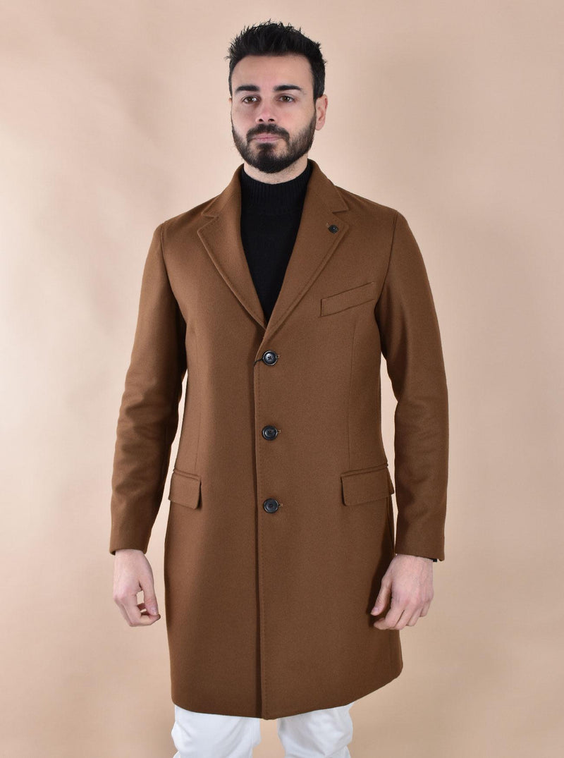 Cappotto Outfit Italy cacao K00601 OUTFIT ITALY