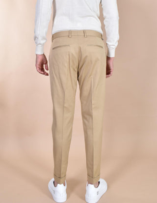 Pantalone Be Able ricky regular beige twill GSO GSO RICK01 BE ABLE