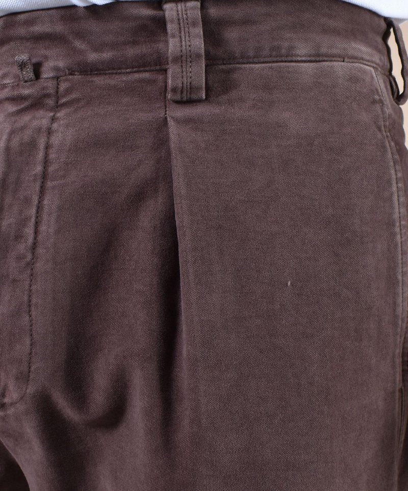 Pantalone Berwich velvet stretch marrone velluto DV200001 BERWICH