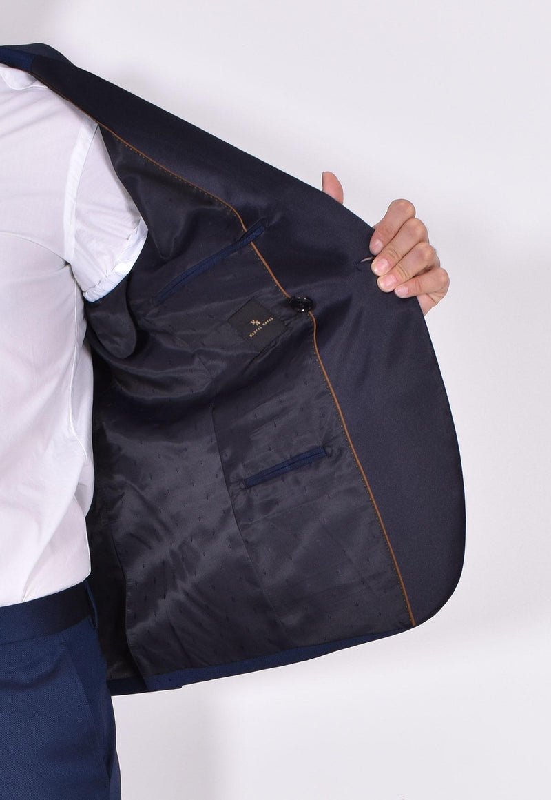 Abito Marcel Morel doppiopetto 1 bottone blu AB033201 Marcel Morel