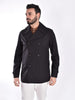 Cappotto doppiopetto Outfit Italy nero