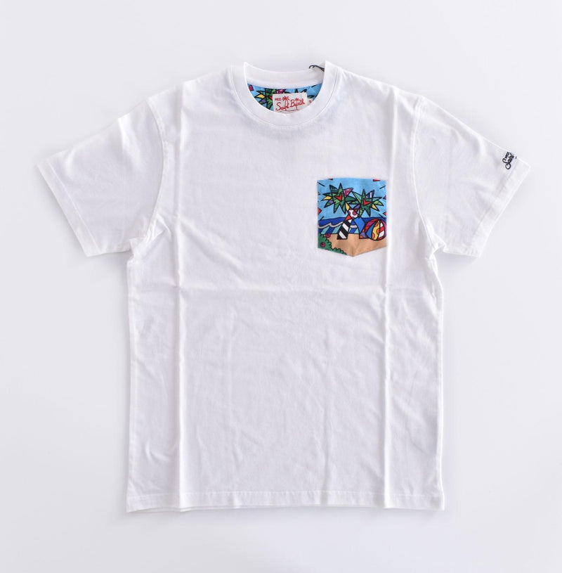 T-shirt Mc2 Saint barth taschino Miami beach 