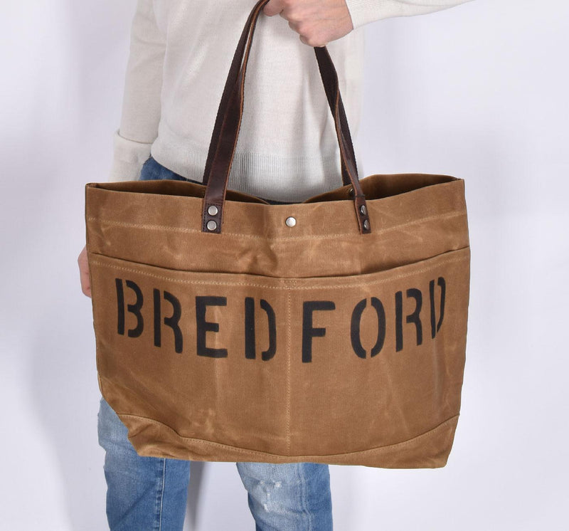 Borsa Bredford Waco canvas ruggine 
