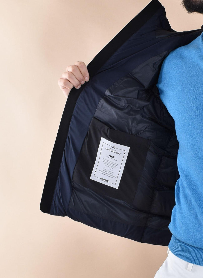 Giubbotto Piumino Heskimo puffer bistretch blu 44001801 HèSKIMO