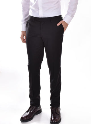 Abito Marcel Morel nero  slim 2 bottoni AB0118-AY24001 Marcel Morel