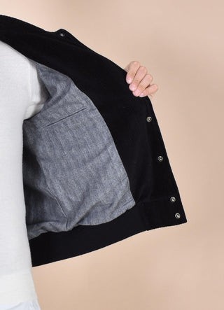 Giubbotto Circolo 1901 nero Varsity Corduroy CN49670001 CIRCOLO 1901