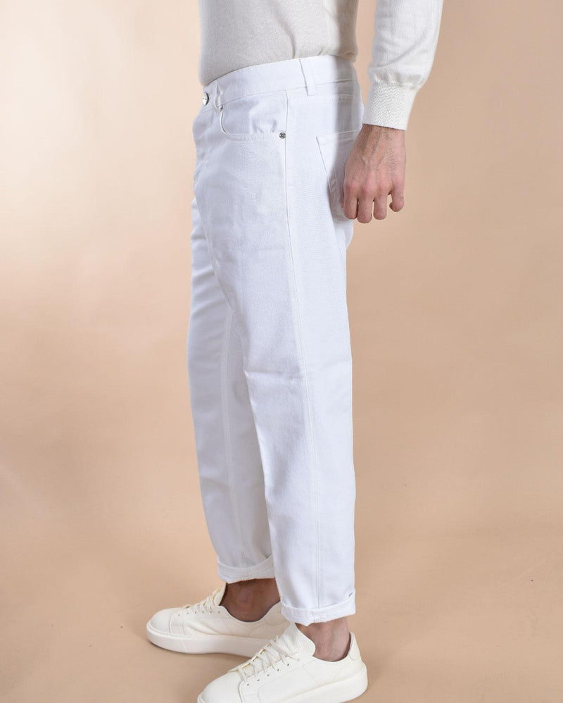 Jeans Be Able Leonardo shorter bianco Bull LEO BULL01 BE ABLE
