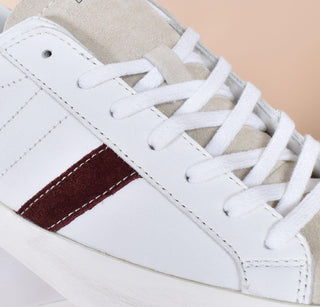 Sneakers DATE hill low bianco cuoio ML431-HL-CA-WIM8A D.A.T.E.