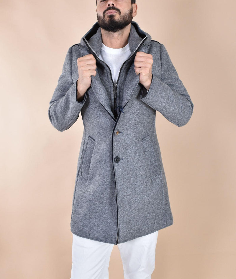 Cappotto BoB grigio cenere Andy giubbino interno ANDY1 53TRT01 BOB