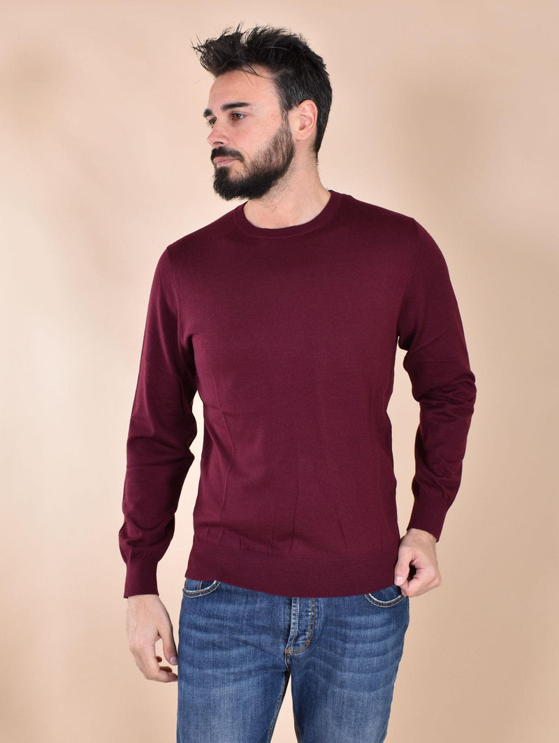 Maglia Mc2 Saint Barth bordeaux Regent merino extrafine REGENT MERINO45 MC2 SAINT BARTH
