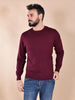 Maglia Mc2 Saint Barth bordeaux Regent merino extrafine