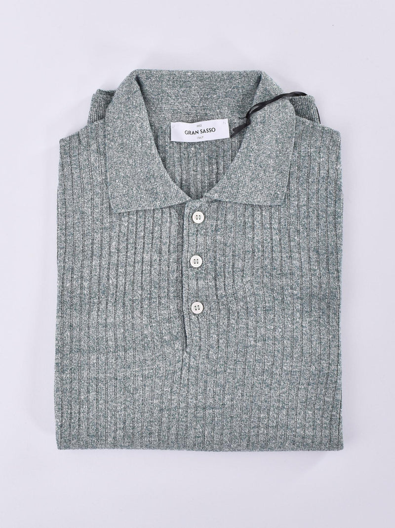 Polo Gran Sasso lino cotone 