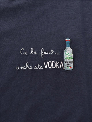 T-shirt Mc2 Saint Barth blu ce la farò Vodka 0528861 MC2 SAINT BARTH