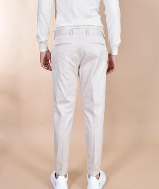 Pantalone Be Able ricky regular bianco twill GSO GSO RICK02 BE ABLE