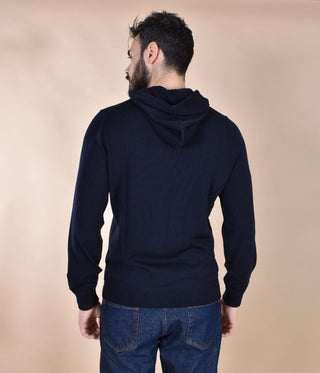 Maglia Cappuccio Gran Sasso Athleisure blu 57122 14801598 GRAN SASSO