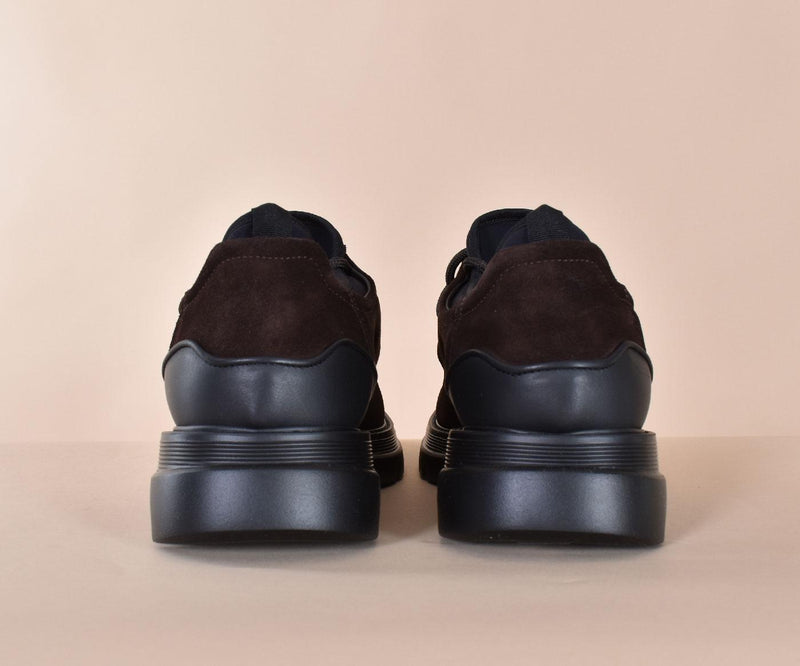 Scarpe Fabi doppio tessuto suede moro Velour FU1232B03LON84NH09 FABI