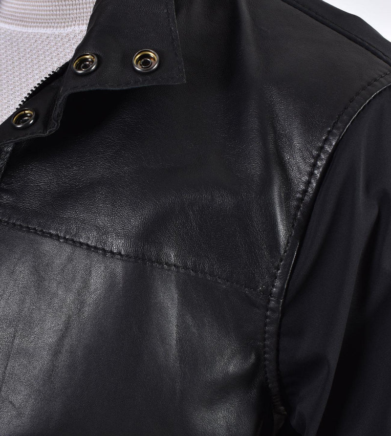 Giubbino The Jack Leather Titano nero 