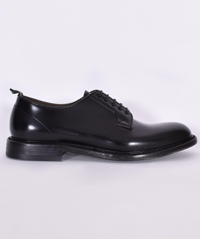 Scarpe Green George derby polished nere 
