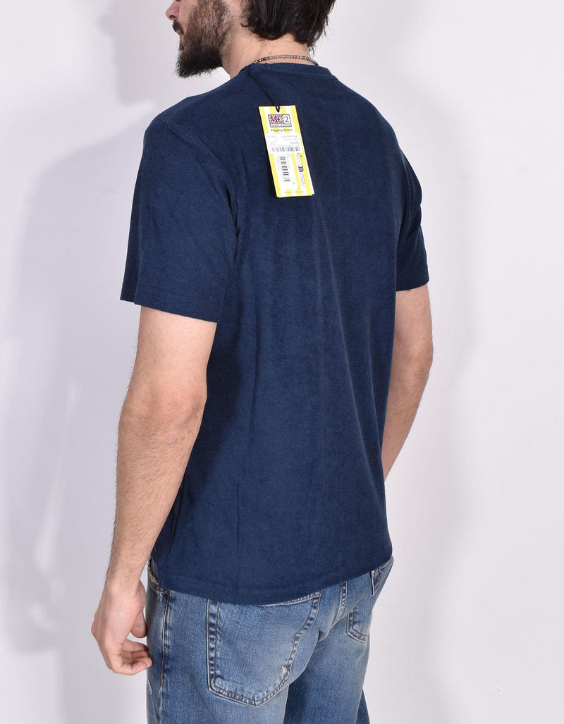 T-shirt Mc2 Saint Barth spugna blu sponge 