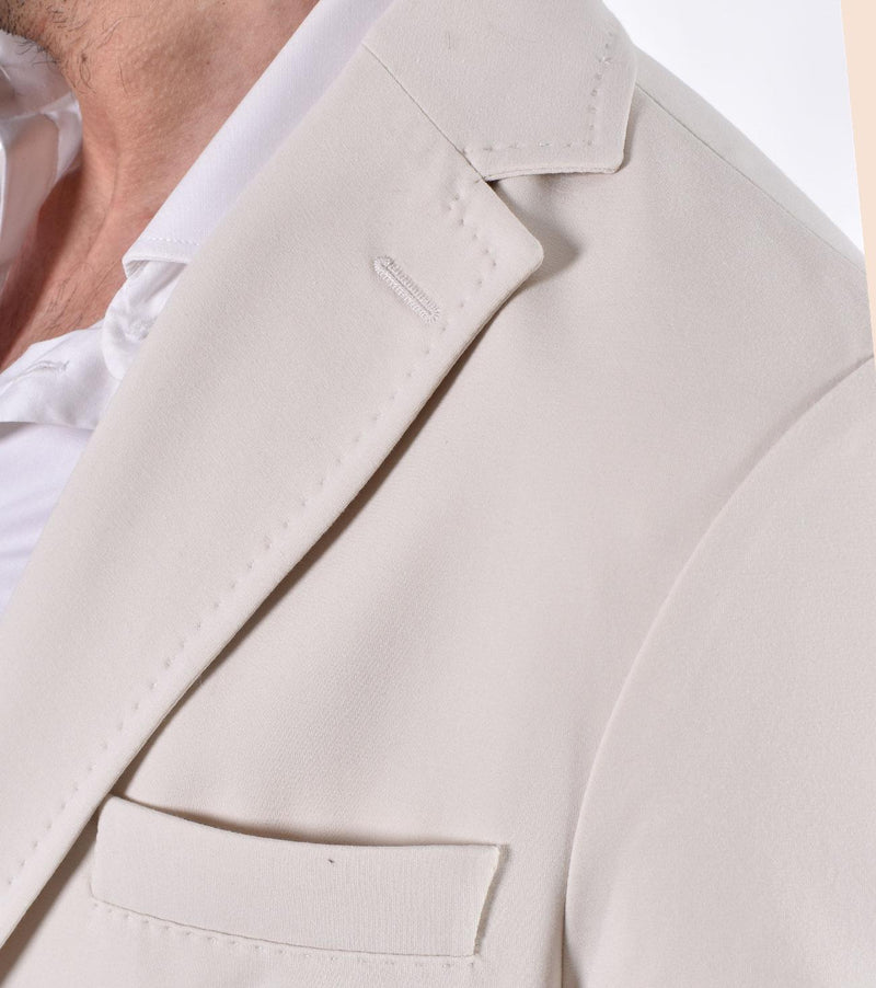Giacca Circolo 1901 jersey stretch panna 