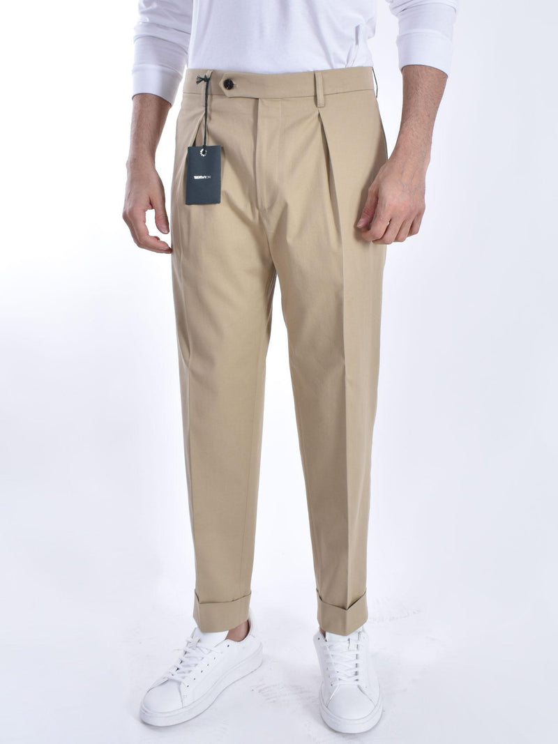 Pantalone Berwich chiaia beige 