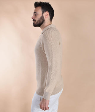 Polo maglione Circolo 1901 sweater merino beige CN5154871 CIRCOLO 1901