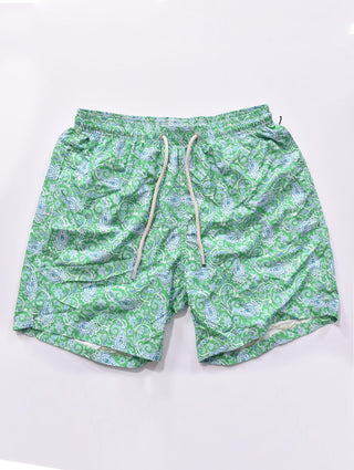 Costume Mc2 SAint Barth verde paisley flower damascato 0471257 MC2 SAINT BARTH