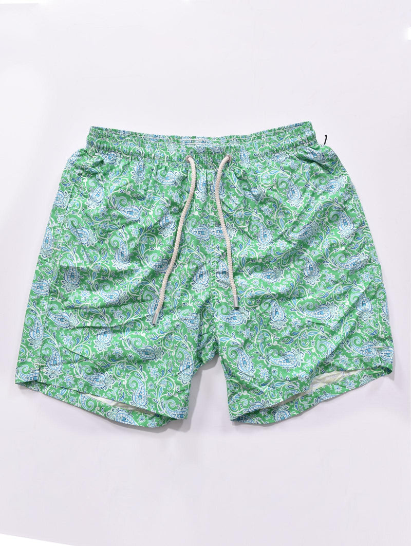 Costume Mc2 SAint Barth verde paisley flower damascato 0471257 MC2 SAINT BARTH