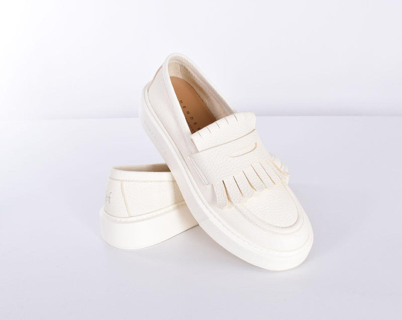 Mocassini Henderson bianco burro 